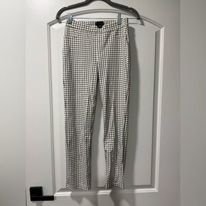 Sanctuary Black & White Grid-Check Pants